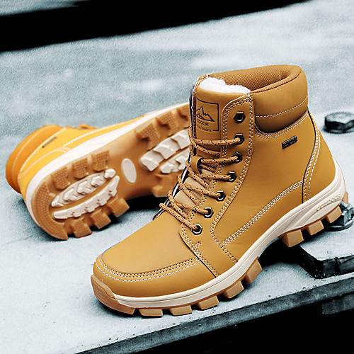 Men's Boots Martin Boots Casual Daily PU Breathable Non-slipping Wear Proof Yellow Gray Black Winter
Men's Boots Martin Boots Casual Daily PU Breathable Non-slipping Wear Proof Yellow Gray Black Winter