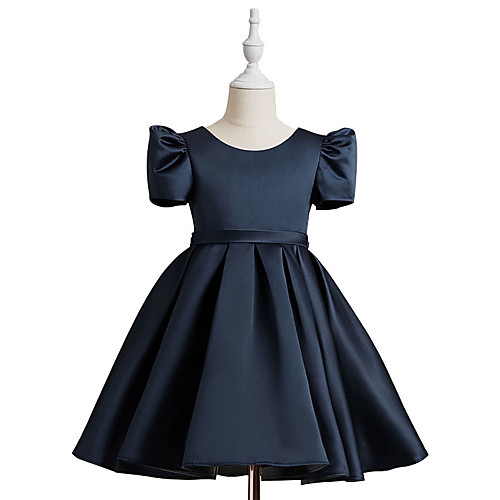 A-Line Knee Length Flower Girl Dresses Party Stretch Satin Short Sleeve Jewel Neck with Solid
A-Line Knee Length Flower Girl Dresses Party Stretch Satin Short Sleeve Jewel Neck with Solid