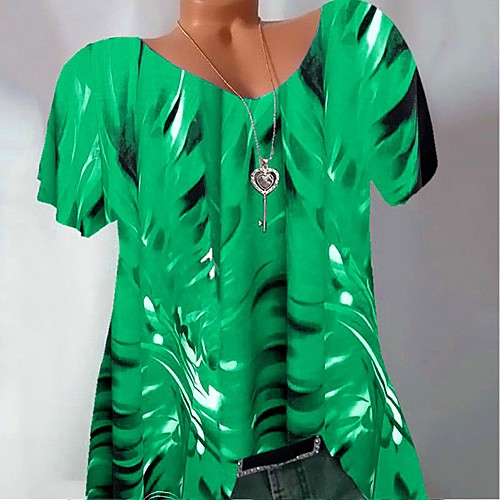 Women's Plus Size Tops T shirt Multi Color Short Sleeve U Neck Casual Spring Summer Blue Purple Green Big Size L XL XXL XXXL 4XL
Women's Plus Size Tops T shirt Multi Color Short Sleeve U Neck Casual Spring Summer Blue Purple Green Big Size L XL XXL XXXL 4XL