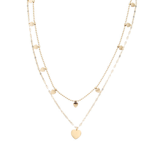 lureme Multilayer Pendant Necklace 14K Gold Stainless Steel Simle face/Snowflake/Horn/Star/Heart(nl006251-6)
lureme Multilayer Pendant Necklace 14K Gold Stainless Steel Simle face/Snowflake/Horn/Star/Heart(nl006251-6)