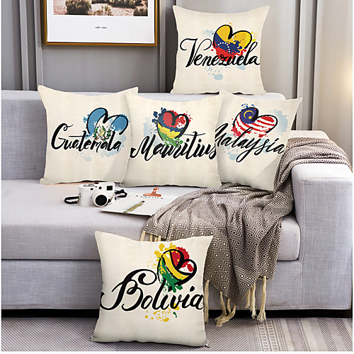 Double Side Cushion Cover 5PC Soft Decorative Square Throw Pillow Cover Cushion Case Pillowcase for Bedroom Livingroom Superior Quality Machine Washable Outdoor Cushion for Sofa Couch Bed Chair
Double Side Cushion Cover 5PC Soft Decorative Square Throw Pillow Cover Cushion Case Pillowcase for Bedroom Livingroom Superior Quality Machine Washable Outdoor Cushion for Sofa Couch Bed Chair