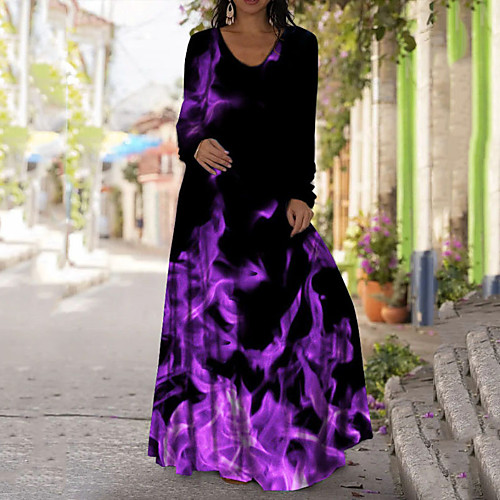 Women's Shift Dress Maxi long Dress Purple Yellow Gray Lavender Rainbow Long Sleeve Floral Color Gradient Butterfly Print Fall Round Neck Casual 2021 S M L XL XXL 3XL 4XL 5XL
Women's Shift Dress Maxi long Dress Purple Yellow Gray Lavender Rainbow Long Sleeve Floral Color Gradient Butterfly Print Fall Round Neck Casual 2021 S M L XL XXL 3XL 4XL 5XL