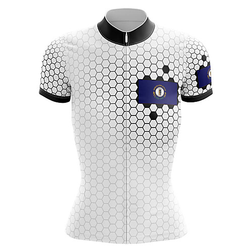 21Grams Women's Short Sleeve Cycling Jersey Summer Spandex White National Flag Bike Top Mountain Bike MTB Road Bike Cycling Quick Dry Moisture Wicking Sports Clothing Apparel / Stretchy / Athleisure
21Grams Women's Short Sleeve Cycling Jersey Summer Spandex White National Flag Bike Top Mountain Bike MTB Road Bike Cycling Quick Dry Moisture Wicking Sports Clothing Apparel / Stretchy / Athleisure