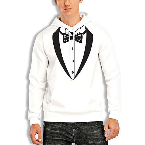 Men's Pullover Hoodie Sweatshirt Graphic 3D Print Hooded Daily 3D Print 3D Print Casual Hoodies Sweatshirts Long Sleeve White
Men's Pullover Hoodie Sweatshirt Graphic 3D Print Hooded Daily 3D Print 3D Print Casual Hoodies Sweatshirts Long Sleeve White