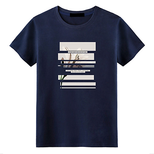Women's Painting T shirt Floral Color Block Text Print Round Neck Basic Tops 100% Cotton Wine Gray White
Women's Painting T shirt Floral Color Block Text Print Round Neck Basic Tops 100% Cotton Wine Gray White