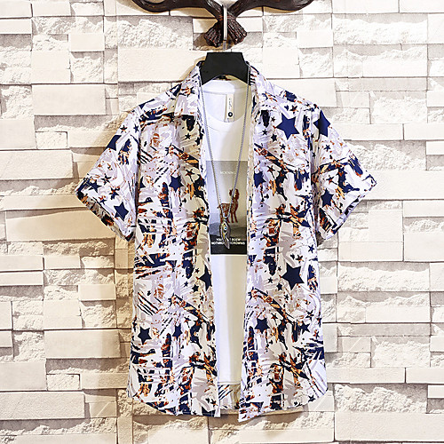 Men's Shirt Other Prints Graphic Graphic Prints Plus Size Print Short Sleeve Casual Tops Chinoiserie Blue Brown
Men's Shirt Other Prints Graphic Graphic Prints Plus Size Print Short Sleeve Casual Tops Chinoiserie Blue Brown