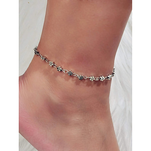 Anklet Leg Chain Elegant Rustic Sexy Women's Body Jewelry For Street Gift Classic Alloy Wedding Flower Silver
Anklet Leg Chain Elegant Rustic Sexy Women's Body Jewelry For Street Gift Classic Alloy Wedding Flower Silver