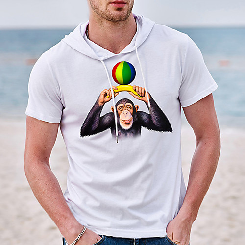 Men's Unisex Tee T shirt Shirt Hot Stamping Graphic Prints Orangutan Plus Size Short Sleeve Casual Tops Cotton Basic Designer Big and Tall White
Men's Unisex Tee T shirt Shirt Hot Stamping Graphic Prints Orangutan Plus Size Short Sleeve Casual Tops Cotton Basic Designer Big and Tall White
