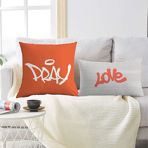 Letters Double Side Cushion Cover 2PC Soft Decorative Square Throw Pillow Cover Cushion Case Pillowcase for Bedroom Livingroom Superior Quality Machine Washable Outdoor Cushion for Sofa Couch Bed Chair
Letters Double Side Cushion Cover 2PC Soft Decorative Square Throw Pillow Cover Cushion Case Pillowcase for Bedroom Livingroom Superior Quality Machine Washable Outdoor Cushion for Sofa Couch Bed Chair