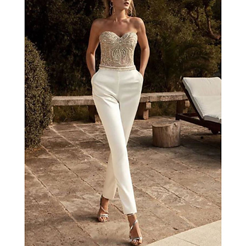 Women's Casual Sexy Party Wedding Casual 2021 White Jumpsuit Print Solid Color
Women's Casual Sexy Party Wedding Casual 2021 White Jumpsuit Print Solid Color