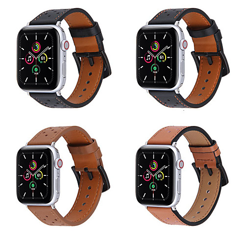 Smart Watch Band for Apple iWatch 1 pcs Business Band Genuine Leather Replacement Wrist Strap for Apple Watch Series SE / 6/5/4/3/2/1
Smart Watch Band for Apple iWatch 1 pcs Business Band Genuine Leather Replacement Wrist Strap for Apple Watch Series SE / 6/5/4/3/2/1
