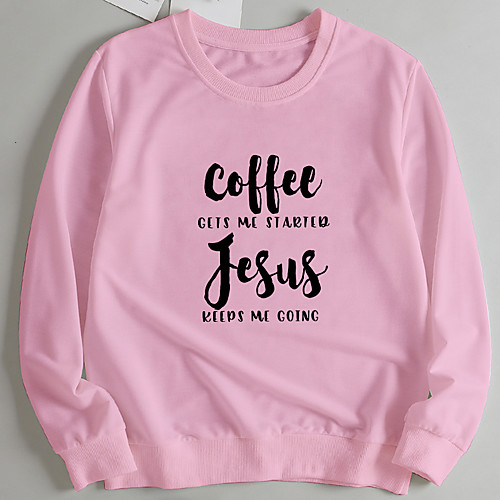 Women's Pullover Sweatshirt Letter Print Casual Hot Stamping Casual Hoodies Sweatshirts Wine Red Blushing Pink Red
Women's Pullover Sweatshirt Letter Print Casual Hot Stamping Casual Hoodies Sweatshirts Wine Red Blushing Pink Red