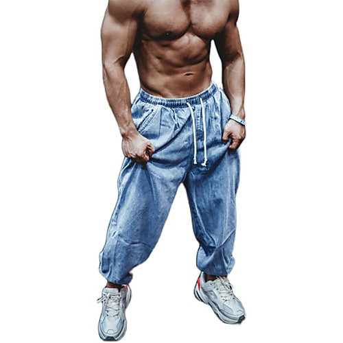 Men's Athleisure Sports Leisure Sports Pants Pants Solid Color Full Length Classic Blue
Men's Athleisure Sports Leisure Sports Pants Pants Solid Color Full Length Classic Blue