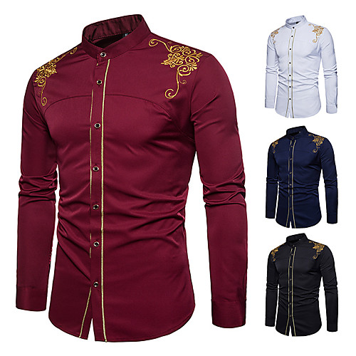 Men's Shirt Solid Color Button-Down Long Sleeve Casual Tops Lightweight Casual Fashion Breathable Wine White Black
Men's Shirt Solid Color Button-Down Long Sleeve Casual Tops Lightweight Casual Fashion Breathable Wine White Black