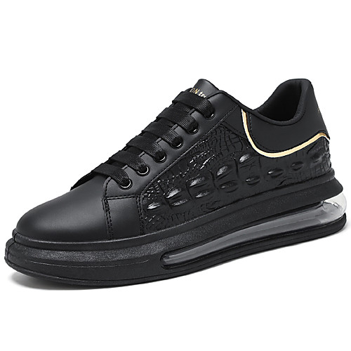Men's Trainers Athletic Shoes Light Soles Casual Daily Walking Shoes PU Non-slipping Height-increasing White Black Fall Winter
Men's Trainers Athletic Shoes Light Soles Casual Daily Walking Shoes PU Non-slipping Height-increasing White Black Fall Winter