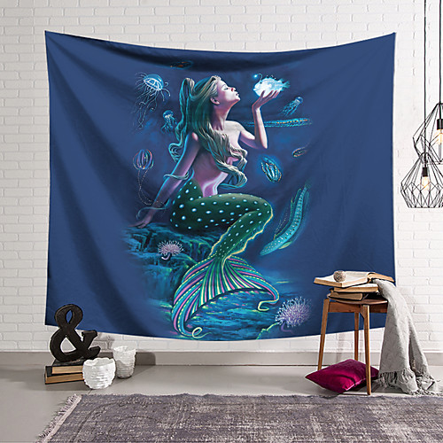 Mermaid Wall Tapestry Art Decor Blanket Curtain Hanging Home Bedroom Living Room Decoration Polyester
Mermaid Wall Tapestry Art Decor Blanket Curtain Hanging Home Bedroom Living Room Decoration Polyester