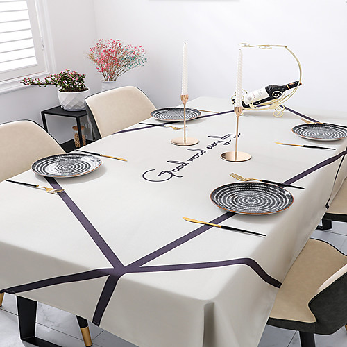 Tablecloth Simple Nordic Linear Linens Classic Floral Table Cover Ivory Table Decorations for Outdoor Picnic Kitchen Dining Farmhouse
Tablecloth Simple Nordic Linear Linens Classic Floral Table Cover Ivory Table Decorations for Outdoor Picnic Kitchen Dining Farmhouse