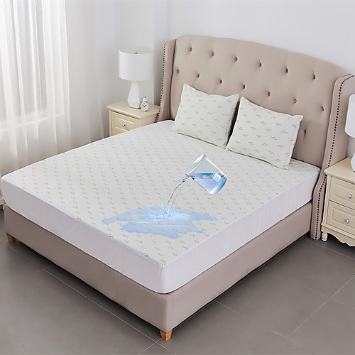 Bamboo fiber air layer waterproof fitted sheet with cotton cover and mattress cover
Bamboo fiber air layer waterproof fitted sheet with cotton cover and mattress cover