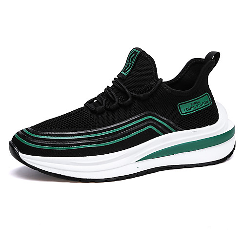 Men's Trainers Athletic Shoes Sporty Daily Running Shoes Tissage Volant Non-slipping Black / Gold Black and White Black / Green Spring Summer
Men's Trainers Athletic Shoes Sporty Daily Running Shoes Tissage Volant Non-slipping Black / Gold Black and White Black / Green Spring Summer