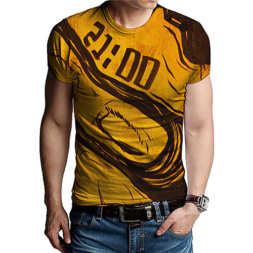 Men's Unisex Tee T shirt Shirt 3D Print Graphic Prints Letter Print Short Sleeve Daily Tops Casual Designer Big and Tall Yellow
Men's Unisex Tee T shirt Shirt 3D Print Graphic Prints Letter Print Short Sleeve Daily Tops Casual Designer Big and Tall Yellow