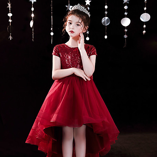 A-Line Asymmetrical Flower Girl Dresses Party Chiffon Cap Sleeve Jewel Neck with Bow(s)
A-Line Asymmetrical Flower Girl Dresses Party Chiffon Cap Sleeve Jewel Neck with Bow(s)