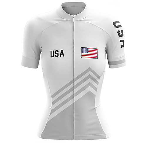 21Grams Women's Short Sleeve Cycling Jersey Summer Spandex White National Flag Bike Top Mountain Bike MTB Road Bike Cycling Quick Dry Moisture Wicking Sports Clothing Apparel / Stretchy / Athleisure
21Grams Women's Short Sleeve Cycling Jersey Summer Spandex White National Flag Bike Top Mountain Bike MTB Road Bike Cycling Quick Dry Moisture Wicking Sports Clothing Apparel / Stretchy / Athleisure