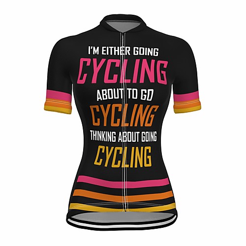 21Grams Women's Short Sleeve Cycling Jersey Summer Spandex Black Stripes Bike Top Mountain Bike MTB Road Bike Cycling Quick Dry Moisture Wicking Sports Clothing Apparel / Stretchy / Athleisure
21Grams Women's Short Sleeve Cycling Jersey Summer Spandex Black Stripes Bike Top Mountain Bike MTB Road Bike Cycling Quick Dry Moisture Wicking Sports Clothing Apparel / Stretchy / Athleisure