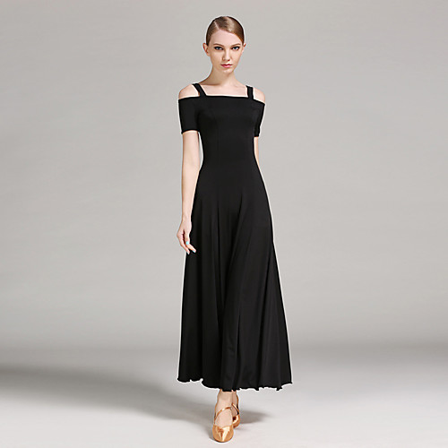 Ballroom Dance Dress Pleats Solid Women's Training Performance Short Sleeve Natural Ice Silk
Ballroom Dance Dress Pleats Solid Women's Training Performance Short Sleeve Natural Ice Silk