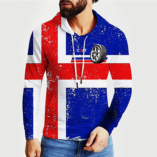 Men's Unisex Hoodie Graphic Prints Flag Print Daily Sports 3D Print 3D Print Casual Hoodies Sweatshirts Blue
Men's Unisex Hoodie Graphic Prints Flag Print Daily Sports 3D Print 3D Print Casual Hoodies Sweatshirts Blue