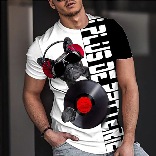 Men's Unisex Tee T shirt Shirt 3D Print Dog Graphic Prints Print Short Sleeve Daily Tops Casual Designer Big and Tall White
Men's Unisex Tee T shirt Shirt 3D Print Dog Graphic Prints Print Short Sleeve Daily Tops Casual Designer Big and Tall White