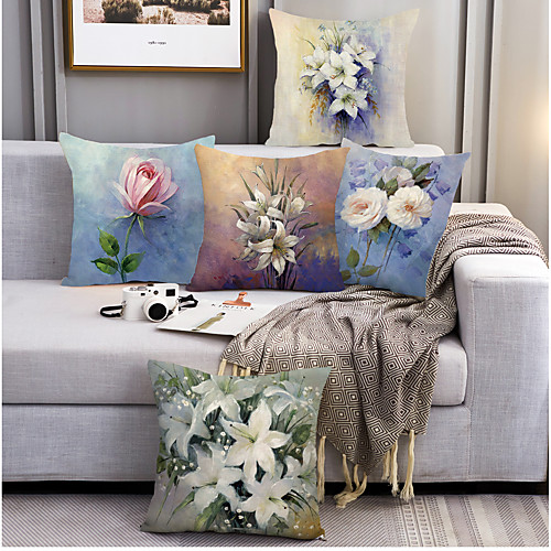 Oil Painting Style Double Side Cushion Cover 5PC Soft Decorative Square Throw Pillow Cover Cushion Case Pillowcase for Bedroom Livingroom Superior Quality Machine Washable Outdoor Cushion for Sofa Couch Bed Chair Flower Portrait
Oil Painting Style Double Side Cushion Cover 5PC Soft Decorative Square Throw Pillow Cover Cushion Case Pillowcase for Bedroom Livingroom Superior Quality Machine Washable Outdoor Cushion for Sofa Couch Bed Chair Flower Portrait