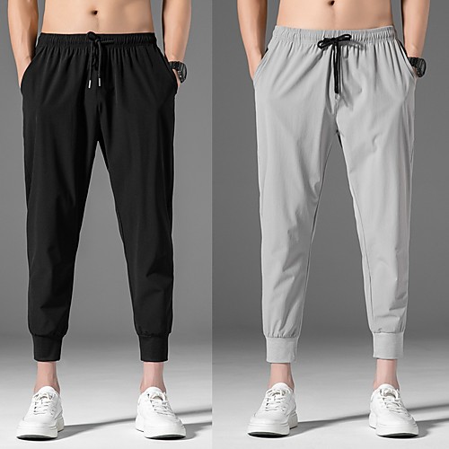 Men's Casual Athleisure Breathable Sports Casual Weekend Jogger Sweatpants Pants Plain Ankle-Length Sporty Grey Black
Men's Casual Athleisure Breathable Sports Casual Weekend Jogger Sweatpants Pants Plain Ankle-Length Sporty Grey Black