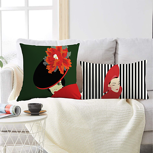 Arty Women Double Side Cushion Cover 2PC Soft Decorative Square Throw Pillow Cover Cushion Case Pillowcase for Bedroom Livingroom Superior Quality Machine Washable Outdoor Cushion for Sofa Couch Bed Chair
Arty Women Double Side Cushion Cover 2PC Soft Decorative Square Throw Pillow Cover Cushion Case Pillowcase for Bedroom Livingroom Superior Quality Machine Washable Outdoor Cushion for Sofa Couch Bed Chair