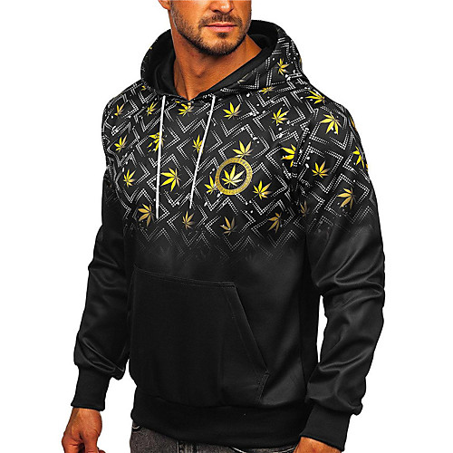 Men's Unisex Hoodie Leaf Graphic Prints Print Daily Sports 3D Print 3D Print Casual Hoodies Sweatshirts Black
Men's Unisex Hoodie Leaf Graphic Prints Print Daily Sports 3D Print 3D Print Casual Hoodies Sweatshirts Black
