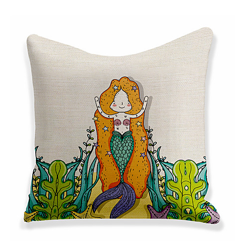 Mermaid Double Side Cushion Cover 1PC Soft Decorative Square Throw Pillow Cover Cushion Case Pillowcase for Bedroom Livingroom Superior Quality Machine Washable Outdoor Cushion for Sofa Couch Bed Chair
Mermaid Double Side Cushion Cover 1PC Soft Decorative Square Throw Pillow Cover Cushion Case Pillowcase for Bedroom Livingroom Superior Quality Machine Washable Outdoor Cushion for Sofa Couch Bed Chair