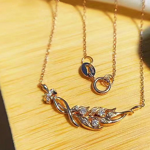 Women's Clear AAA Cubic Zirconia Pendant Necklace Monogram Leaf Dainty Elegant Fashion Trendy Brass Rose Gold 50 cm Necklace Jewelry 1pc For New Baby Party Evening Gift Beach Festival
Women's Clear AAA Cubic Zirconia Pendant Necklace Monogram Leaf Dainty Elegant Fashion Trendy Brass Rose Gold 50 cm Necklace Jewelry 1pc For New Baby Party Evening Gift Beach Festival