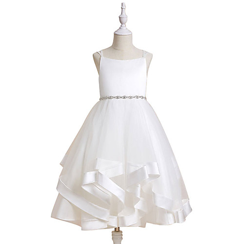 A-Line Knee Length Flower Girl Dresses Party Tulle Sleeveless Jewel Neck with Solid
A-Line Knee Length Flower Girl Dresses Party Tulle Sleeveless Jewel Neck with Solid