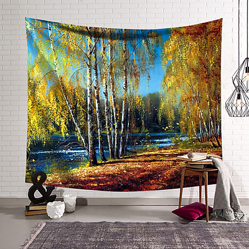 Oil Painting Style Wall Tapestry Art Decor Blanket Curtain Hanging Home Bedroom Living Room Decoration Polyester Forest Landscape
Oil Painting Style Wall Tapestry Art Decor Blanket Curtain Hanging Home Bedroom Living Room Decoration Polyester Forest Landscape