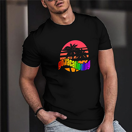 Men's Unisex Tee T shirt Shirt Hot Stamping Scenery Graphic Prints Print Short Sleeve Casual Tops Cotton Basic Designer Big and Tall Black
Men's Unisex Tee T shirt Shirt Hot Stamping Scenery Graphic Prints Print Short Sleeve Casual Tops Cotton Basic Designer Big and Tall Black
