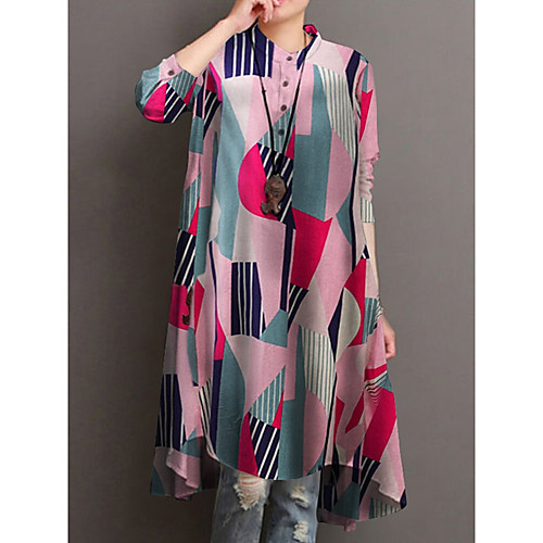 Women's A Line Dress Knee Length Dress Purple Yellow Blushing Pink Gray Orange White Black Red Brown Dark Blue 3/4 Length Sleeve Square Flower Spring Summer Ethnic Style Casual 2021 S M L XL XXL XXXL
Women's A Line Dress Knee Length Dress Purple Yellow Blushing Pink Gray Orange White Black Red Brown Dark Blue 3/4 Length Sleeve Square Flower Spring Summer Ethnic Style Casual 2021 S M L XL XXL XXXL