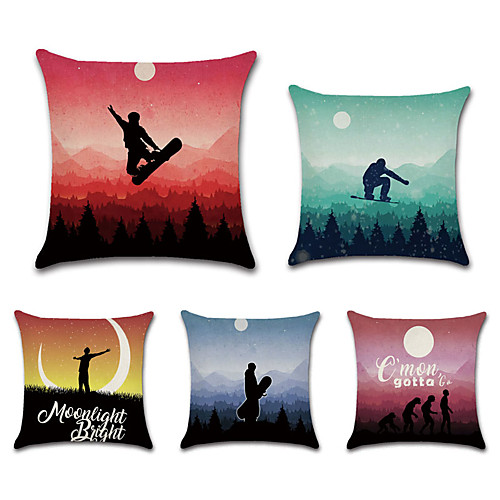 Sport Double Side Cushion Cover 5PC Soft Decorative Square Throw Pillow Cover Cushion Case Pillowcase for Bedroom Livingroom Superior Quality Machine Washable Outdoor Cushion for Sofa Couch Bed Chair
Sport Double Side Cushion Cover 5PC Soft Decorative Square Throw Pillow Cover Cushion Case Pillowcase for Bedroom Livingroom Superior Quality Machine Washable Outdoor Cushion for Sofa Couch Bed Chair