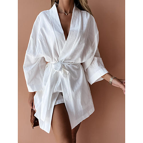 Women's A Line Dress Short Mini Dress Blushing Pink White Black Beige Long Sleeve Solid Color Summer Casual 2021 S M L XL
Women's A Line Dress Short Mini Dress Blushing Pink White Black Beige Long Sleeve Solid Color Summer Casual 2021 S M L XL