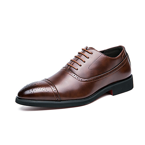 Men's Oxfords Printed Oxfords Business Casual Classic Daily Party & Evening Leather Synthetics Non-slipping Height-increasing Wear Proof Booties / Ankle Boots Black Brown Fall Winter
Men's Oxfords Printed Oxfords Business Casual Classic Daily Party & Evening Leather Synthetics Non-slipping Height-increasing Wear Proof Booties / Ankle Boots Black Brown Fall Winter