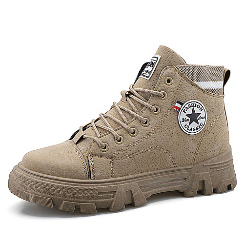 Men's Boots Martin Boots Casual Daily PU Breathable Non-slipping Wear Proof Gray Black Brown Fall
Men's Boots Martin Boots Casual Daily PU Breathable Non-slipping Wear Proof Gray Black Brown Fall