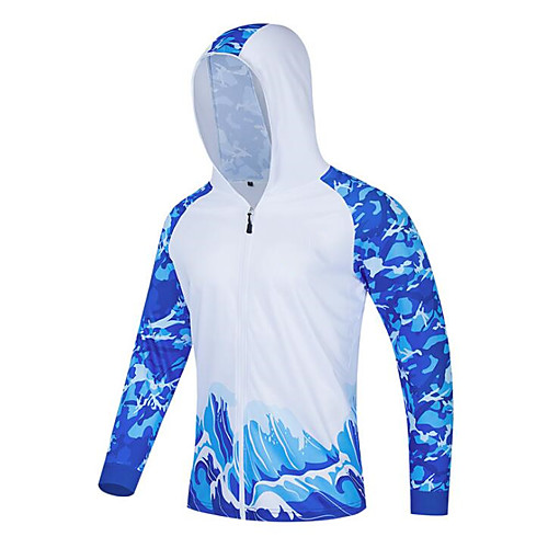 CAWANFLY Men's Hoodie Jacket Fishing Jacket Outdoor Long Sleeve UPF50 UV Protection Quick Dry Waterproof Zipper Lightweight Jacket Top Autumn / Fall Spring Summer Athleisure Fishing Camping & Hiking
CAWANFLY Men's Hoodie Jacket Fishing Jacket Outdoor Long Sleeve UPF50 UV Protection Quick Dry Waterproof Zipper Lightweight Jacket Top Autumn / Fall Spring Summer Athleisure Fishing Camping & Hiking