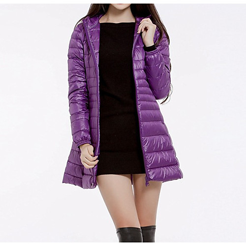 Women's Hooded Ultra-Lightweight Down Jacket Long Outwear Zip Puffer Coat Black
Women's Hooded Ultra-Lightweight Down Jacket Long Outwear Zip Puffer Coat Black