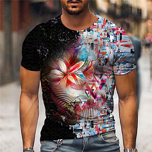 Men's Unisex Tee T shirt Shirt 3D Print Floral Graphic Prints Print Short Sleeve Daily Tops Casual Designer Big and Tall Gray
Men's Unisex Tee T shirt Shirt 3D Print Floral Graphic Prints Print Short Sleeve Daily Tops Casual Designer Big and Tall Gray