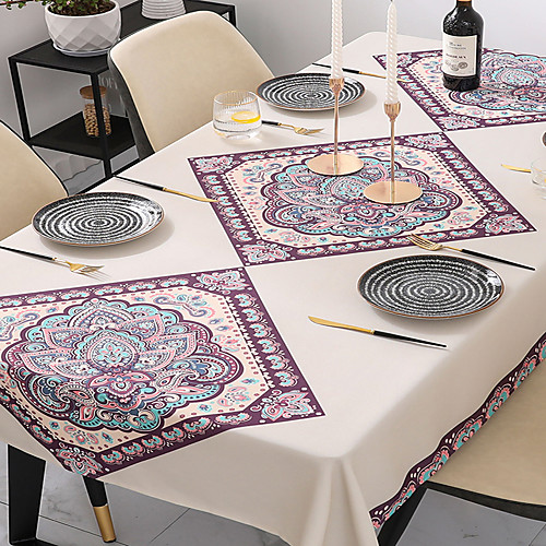 Tablecloth Kaleidoscope Pattern Linens Flower Classic Printing Table Cover Milk White Table Decorations for Holidays Kitchen Dining Wedding Party Events
Tablecloth Kaleidoscope Pattern Linens Flower Classic Printing Table Cover Milk White Table Decorations for Holidays Kitchen Dining Wedding Party Events