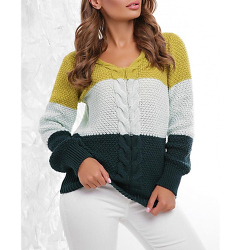 Women's Casual Classic Style Multi Color Pullover Sweater Sweater Cardigans V Neck Spring Summer Deep Purple turmeric Blue
Women's Casual Classic Style Multi Color Pullover Sweater Sweater Cardigans V Neck Spring Summer Deep Purple turmeric Blue