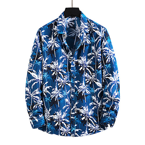 Men's Shirt Other Prints Floral Graphic Print Long Sleeve Casual Tops Tropical Hawaiian Beach Blue
Men's Shirt Other Prints Floral Graphic Print Long Sleeve Casual Tops Tropical Hawaiian Beach Blue